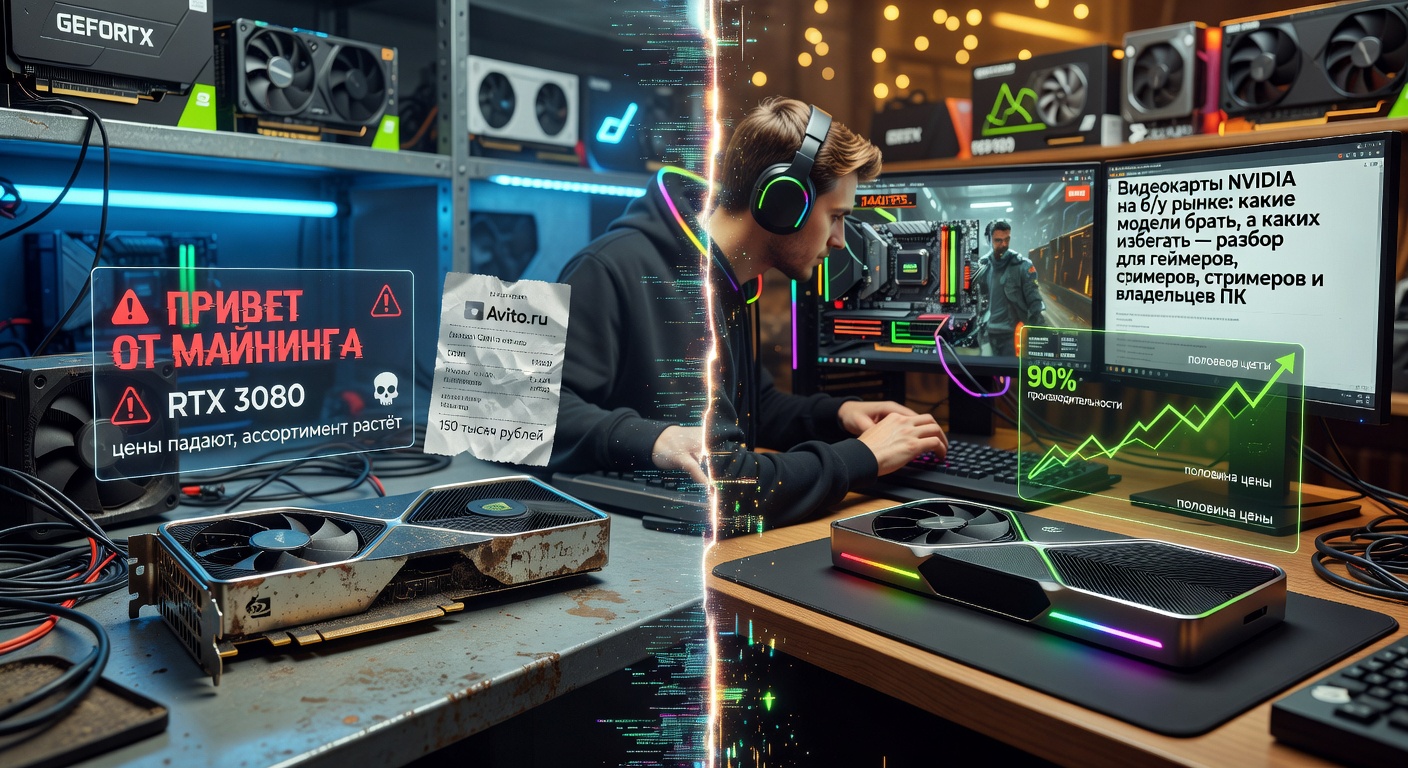Видеокарты NVIDIA на б/у рынке: какие модели брать, а каких избегать — разбор для геймеров, стримеров и владельцев ПК