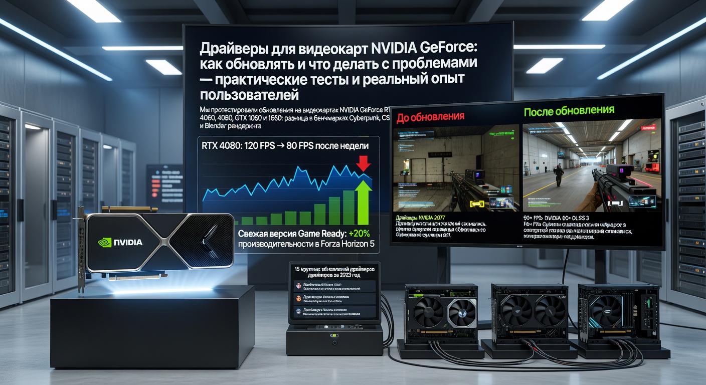 Драйверы для видеокарт NVIDIA GeForce: как обновлять и что делать с проблемами — практические тесты и реальный опыт пользователей
