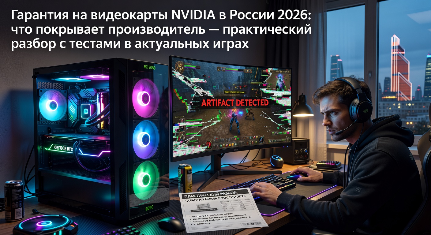 Гарантия на видеокарты NVIDIA в России 2026: что покрывает производитель — практический разбор с тестами в актуальных играх
