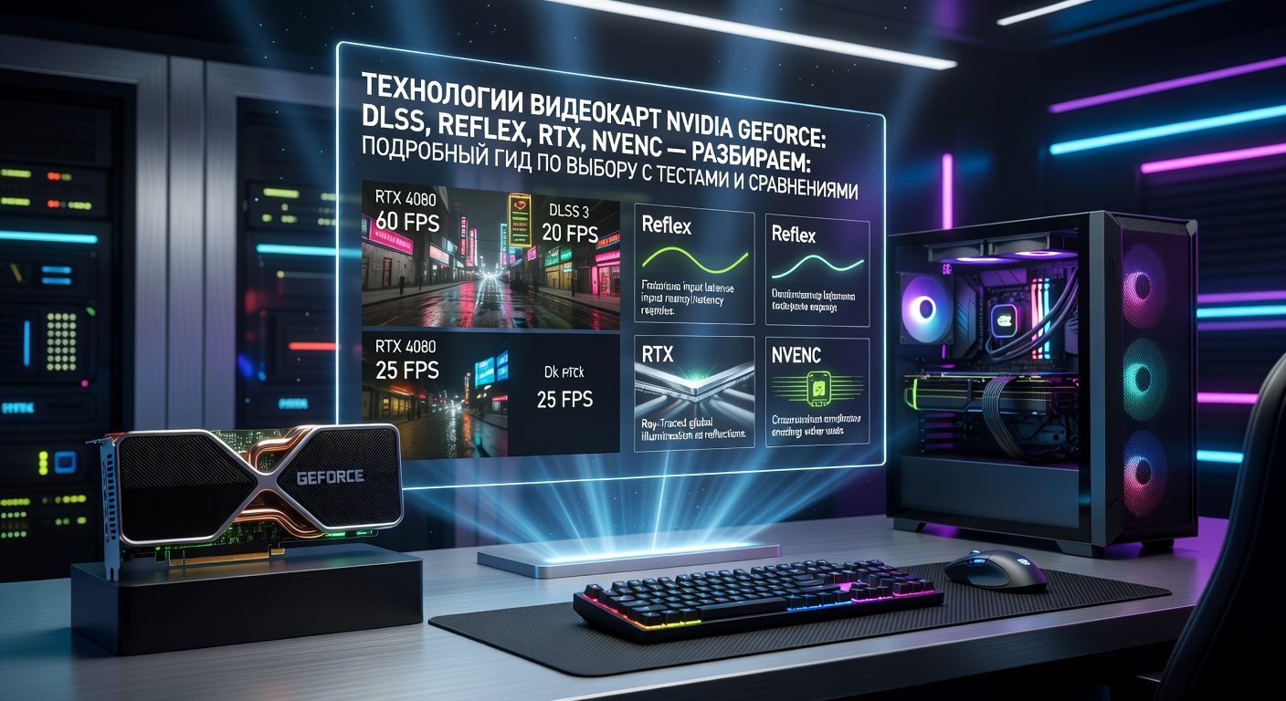 Технологии видеокарт NVIDIA GeForce: DLSS, Reflex, RTX, NVENC — разбираем: подробный гид по выбору с тестами и сравнениями