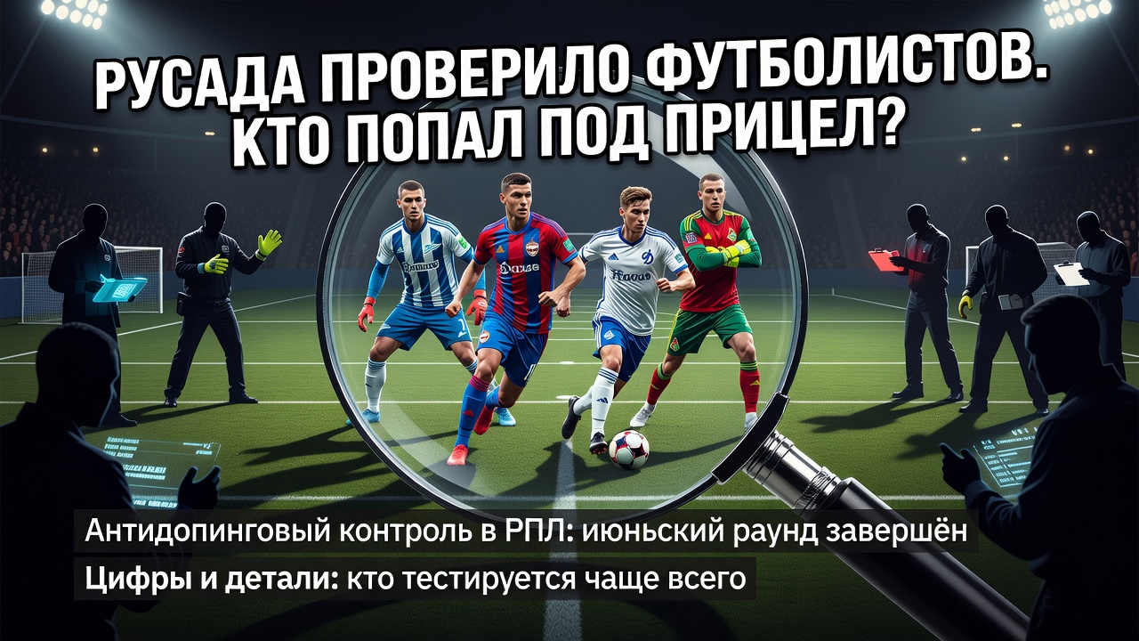 РУСАДА проверило футболистов. Кто попал под прицел?